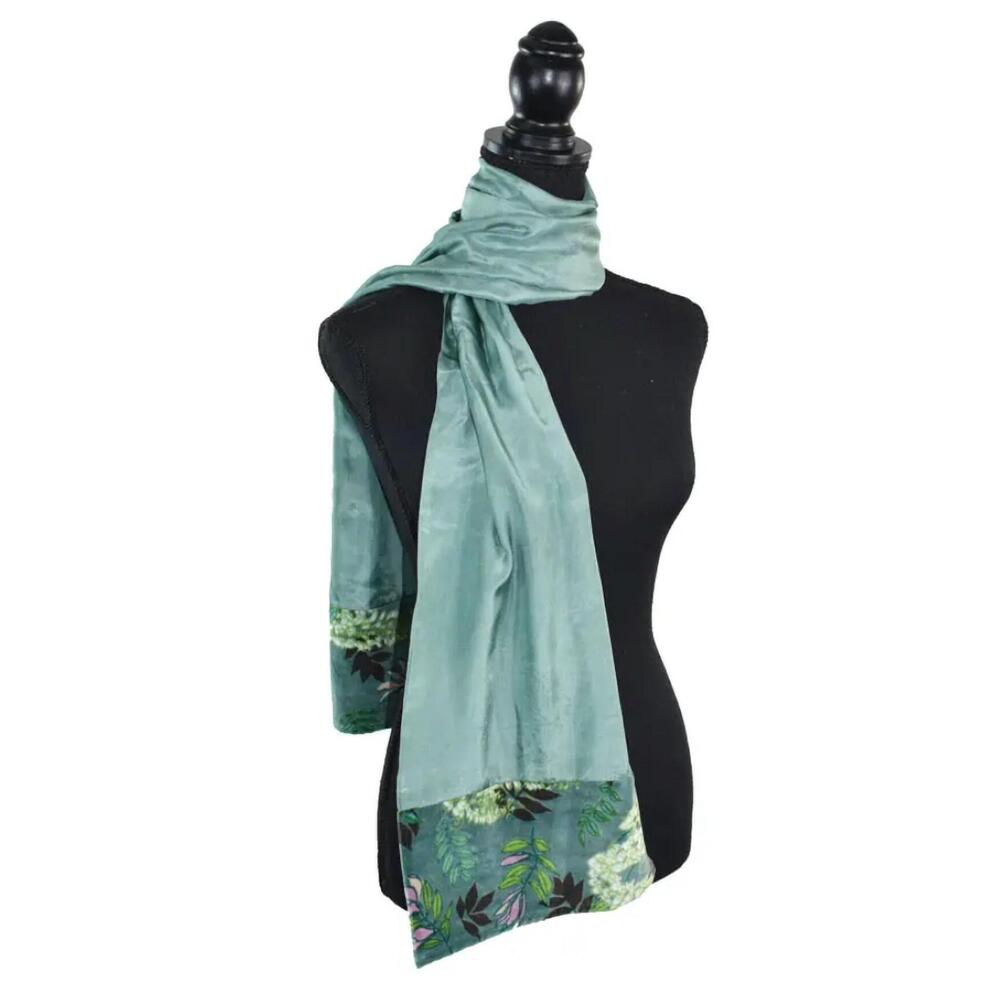 NEW DUPATTA DESIGNS women's alva scarf in fern green